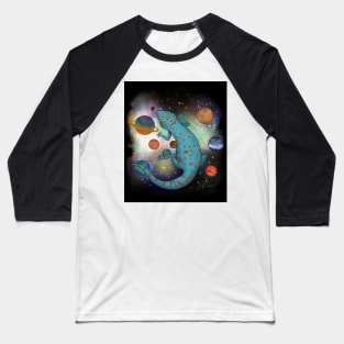 Galaxy Gecko Baseball T-Shirt